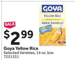 Stop&Shop Goya Yellow Rice offer