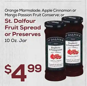 DeCicco & Sons St. Dalfour Fruit Spread or Preserves offer