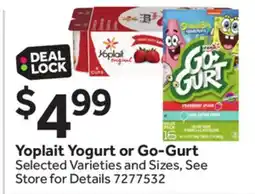 Stop&Shop Yoplait Yogurt or Go-Gurt offer