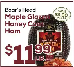 DeCicco & Sons Boar's Head Maple Glazed Honey Coat Ham offer
