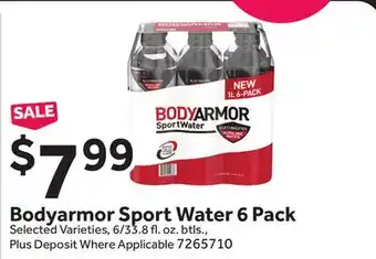 Stop&Shop Bodyarmor Sport Water 6 Pack offer