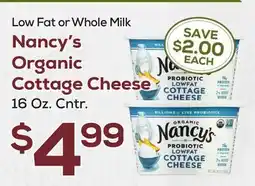 DeCicco & Sons Nancy's Organic Cottage Cheese offer