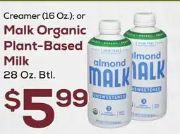 DeCicco & Sons Malk Organic Plant-Based Milk 28 Oz. Btl offer