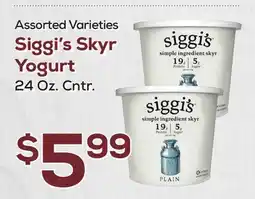 DeCicco & Sons Siggi's Skyr Yogurt offer
