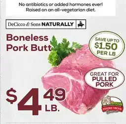 DeCicco & Sons Boneless Pork Butt offer