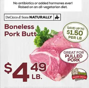 DeCicco & Sons Boneless Pork Butt offer