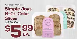 DeCicco & Sons Simple Joys 8-Ct. Cake Slices offer