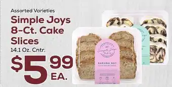 DeCicco & Sons Simple Joys 8-Ct. Cake Slices offer