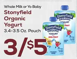 DeCicco & Sons Stonyfield Organic Yogurt offer