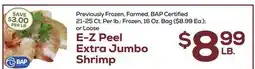 DeCicco & Sons E-Z Peel Extra Jumbo Shrimp offer