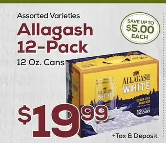 DeCicco & Sons Allagash 12-Pack offer