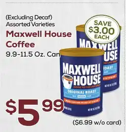 DeCicco & Sons Maxwell House Coffee offer