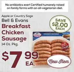 DeCicco & Sons Bell & Evans Breakfast Chicken Sausage offer