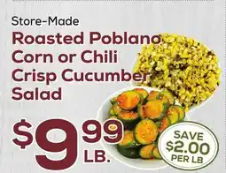 DeCicco & Sons Roasted Poblano Corn or Chili Crisp Cucumber Salad offer