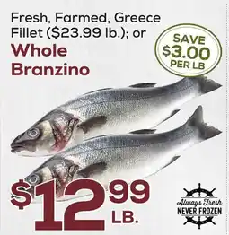 DeCicco & Sons Whole Branzino offer