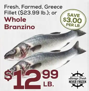 DeCicco & Sons Whole Branzino offer