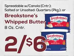DeCicco & Sons Breakstone's Whipped Butter, 8 Oz. Cntr offer