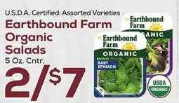 DeCicco & Sons Earthbound Farm Organic Salads offer