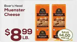 DeCicco & Sons Boar's Head Muenster Cheese offer