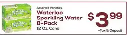 DeCicco & Sons Waterloo Sparkling Water 8-Pack offer