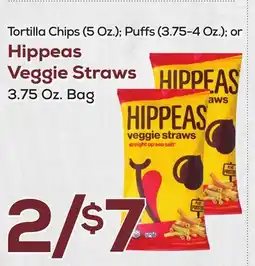 DeCicco & Sons Hippeas Veggie Straws, 3.75 Oz. Bag offer