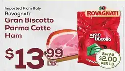 DeCicco & Sons Rovagnati Gran Biscotto Parma Cotto Ham offer