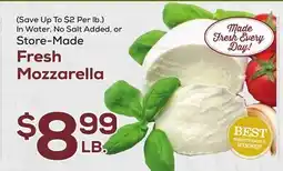 DeCicco & Sons Fresh Mozzarella offer
