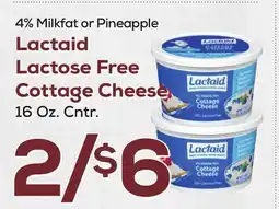 DeCicco & Sons Lactaid Lactose Free Cottage Cheese offer