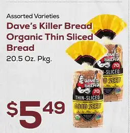 DeCicco & Sons Dave's Killer Bread Organic Thin Sliced Bread offer