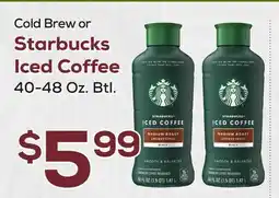 DeCicco & Sons Starbucks Iced Coffee offer