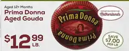 DeCicco & Sons Prima Donna Aged Gouda offer
