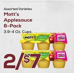 DeCicco & Sons Mott's Applesauce 6-Pack offer