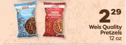 Weis Markets Weis Quality Pretzels offer