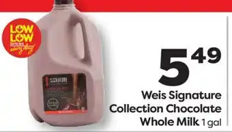 Weis Markets Weis Signature Collection Chocolate Whole Milk offer