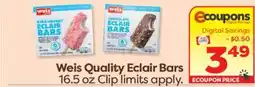 Weis Markets Weis Quality Eclair Bars offer