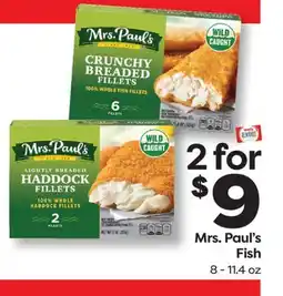 Weis Markets Mrs. Paul's Fish offer