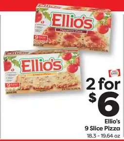 Weis Markets Ellio's 9 Slice Pizza offer