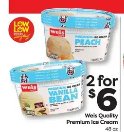 Weis Markets Weis Quality Premium Ice Cream offer