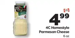 Weis Markets 4C Homestyle Parmesan Cheese offer