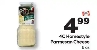Weis Markets 4C Homestyle Parmesan Cheese offer