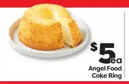 Weis Markets Angel Food Cake Ring offer