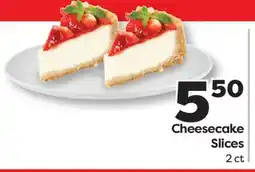 Weis Markets Cheesecake Slices offer