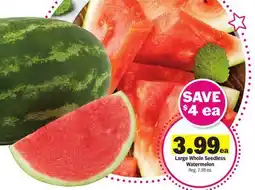 Meijer Large Whole Seedless Watermelon offer
