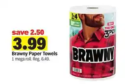 Meijer Brawny Paper Towels offer