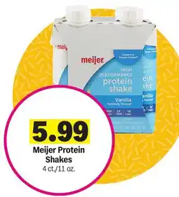 Meijer Meijer Protein Shakes offer