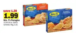 Meijer Mrs. T's Pierogies offer