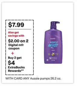 CVS ANY Aussie pumps. 26 2 oz offer
