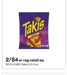 CVS Takis 3.2-4 oz offer