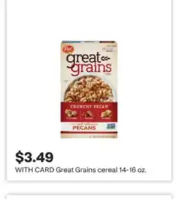 CVS Great Grains cereal 14-16 oz offer