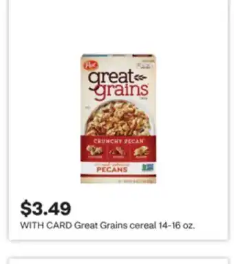 CVS Great Grains cereal 14-16 oz offer